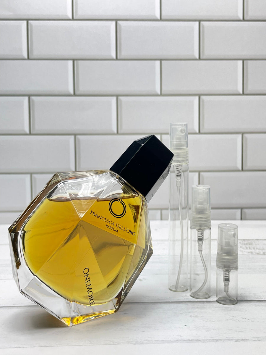 OneMore Francesca dell’Oro • Delicious Summer Citrus Gourmand • Samples • Choose 2 ml, 5 ml or 10 ml