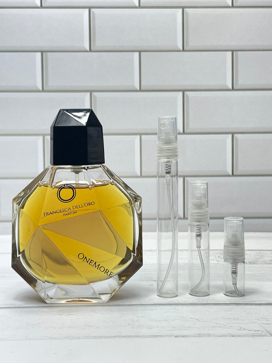 OneMore Francesca dell’Oro • Delicious Summer Citrus Gourmand • Samples • Choose 2 ml, 5 ml or 10 ml